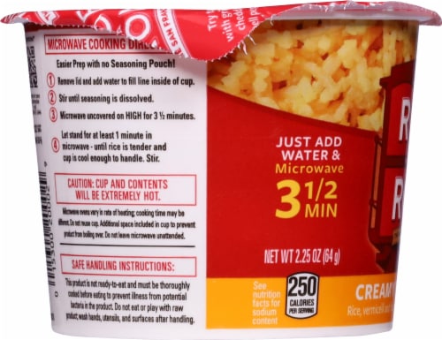 Rice-A-Roni Creamy Four Cheese Rice Perspective: left