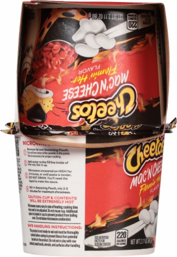 Cheetos® Flamin' Hot® Flavor Mac 'N Cheese Pasta Perspective: left
