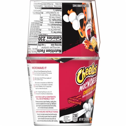 Cheetos® Mac'n Cheese Cheesy Bacon Cup Perspective: left