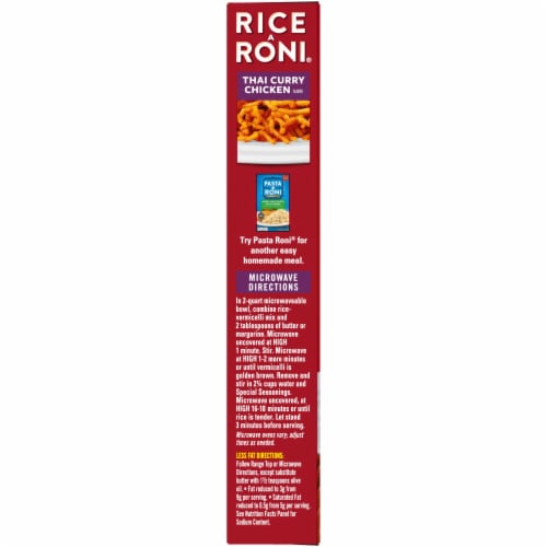 Rice-A-Roni® Thai Curry Chicken Mix Perspective: left