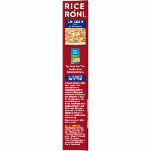 Rice-A-Roni® Chicken Flavored Rice Perspective: left