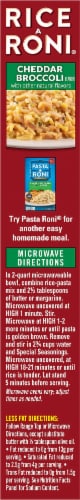 Rice-A-Roni® Cheddar Broccoli Flavored Rice Perspective: left