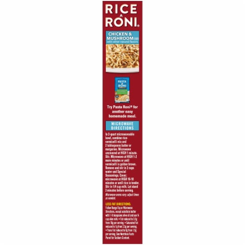 Rice A Roni Chicken & Mushroom Flavor Rice Mix Perspective: left