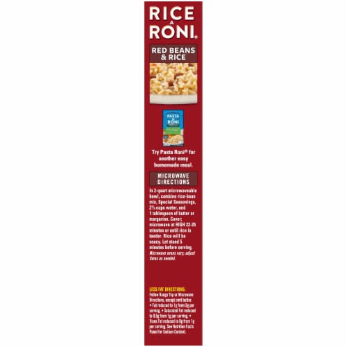 Rice-A-Roni Red Beans & Rice Perspective: left