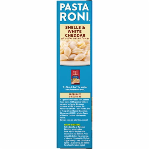 Pasta Roni® Shells & White Cheddar Pasta Mix Perspective: left