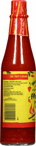 Walkerswood Plenty Hot Jamaican Firestick Pepper Sauce Perspective: left