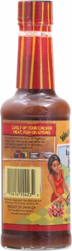 Walkerswood Las Lick Hot & Spicy Jamaican Jerk Sauce Perspective: left