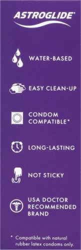 Astroglide Water-Based Liquid Personal Lubricant Perspective: left