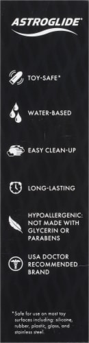 Astroglide® Toy 'n Joy™ Water-Based Personal Lubricant Perspective: left