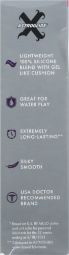 Astroglide® LiquiGel™ Premium Silicone Personal Lubricant Perspective: left