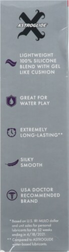 Astroglide® LiquiGel™ Premium Silicone Personal Lubricant Perspective: left