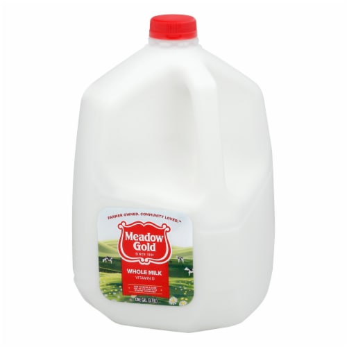 Meadow Gold Vitamin D Whole Milk Perspective: left