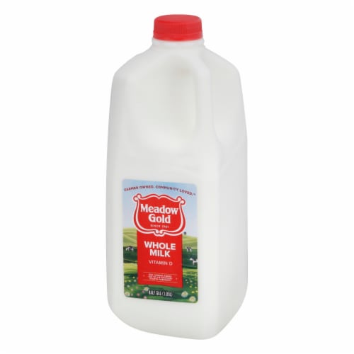 Meadow Gold Vitamin D Whole Milk Perspective: left