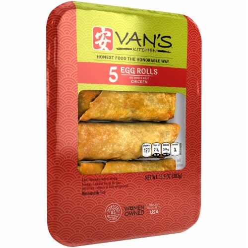 Van's Chicken Egg Rolls Perspective: left