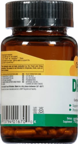 Country Life DHEA Capsules 25 mg Perspective: left