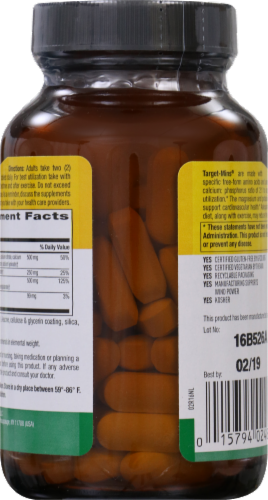 Country Life Calcium 500 mg Magnesium 500 mg & Potassium 99 mg Thin Tablets Perspective: left