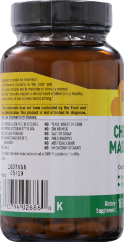 Country Life Chelated Magnesium 250 mg Tablets Perspective: left
