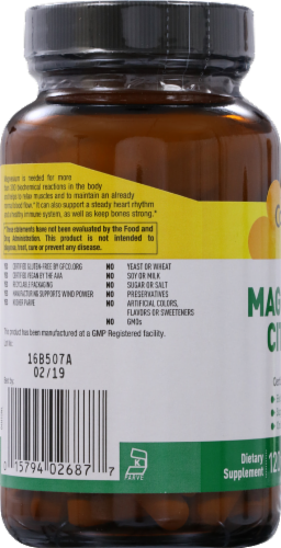 Country Life Magnesium Citrate 250 mg Tablets Perspective: left