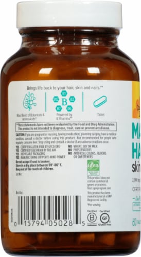 Country Life® Maxi-Hair Skin & Nails Tablets Perspective: left