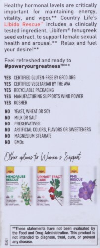 Country Life® Libido Rescue™ Dietary Supplement Perspective: left