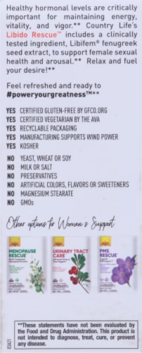 Country Life® Libido Rescue™ Dietary Supplement Perspective: left