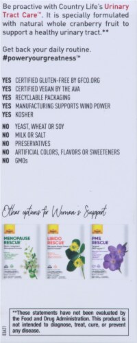 Country Life® Urinary Tract Care™ Dietary Supplement Perspective: left