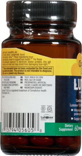 Country Life Lutein with Zeaxanthin Dietary Supplement Softgels 20mg Perspective: left