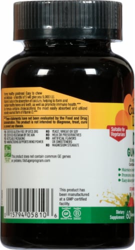 Country Life® Strawberry & Orange D3 Gummies 1000IU Perspective: left