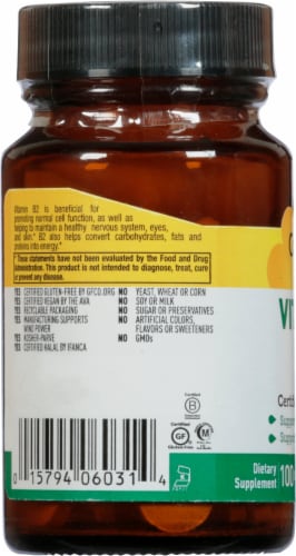 Country Life Vitamin B2 Tablets 100mg 100 Count Perspective: left