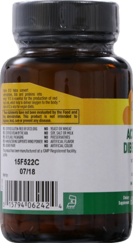 Country Life Active B12 Dibencozide with Folic Acid Lozenges 60 Count Perspective: left