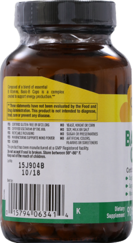 Country Life Basic-B Capsules 90 Count Perspective: left