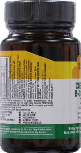 Country Life Coenzyme B-Complex Vegetarian Capsules Perspective: left