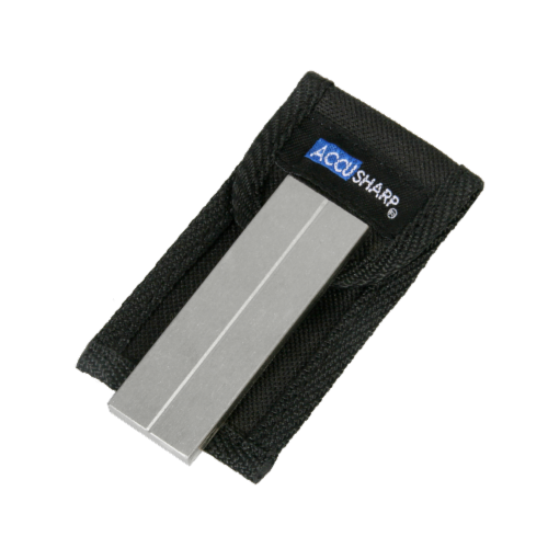 AccuSharp Diamond Pocket Stone with Pouch Perspective: left