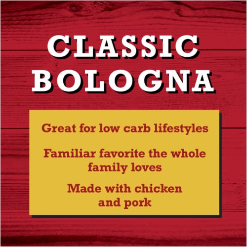 Classic Bologna Sliced Deli-Style Lunch Meat Perspective: left