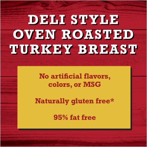 Deli Style Oven Roasted Turkey Breast Lunch Meat Perspective: left