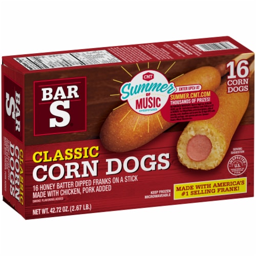 Bar-S Classic Corn Dogs Perspective: left