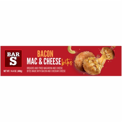 Bar-S Bacon Mac & Cheese Bites Perspective: left