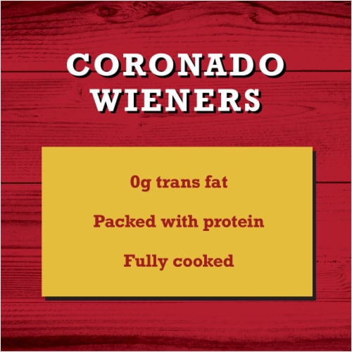 Wieners Hot Dogs 20 Franks Per Package Perspective: left