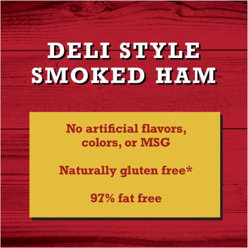 Deli Style Smoked Ham Lunch Meat Perspective: left