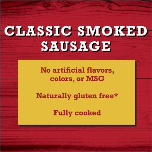 Classic High Protein Smoked Sausage Perspective: left