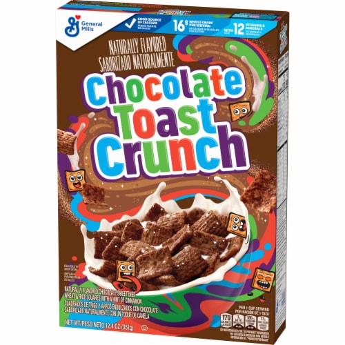 Cinnamon Toast Crunch Original Cinnamon Breakfast Cereal Perspective: left
