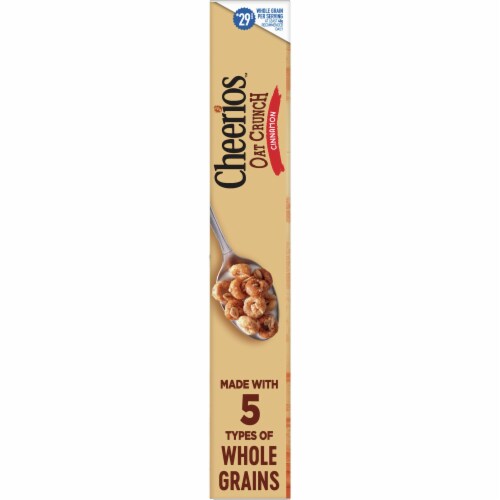 General Mills Cheerios™ Cinnamon Oat Crunch Sweetened Multigrain Cereal Perspective: left