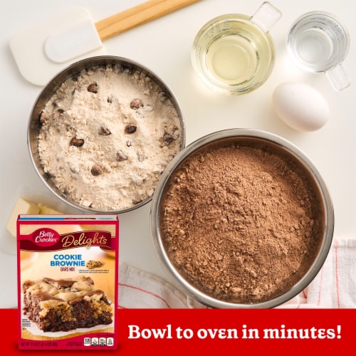 Betty Crocker™ Delights Cookie Brownie Bar Mix Perspective: left