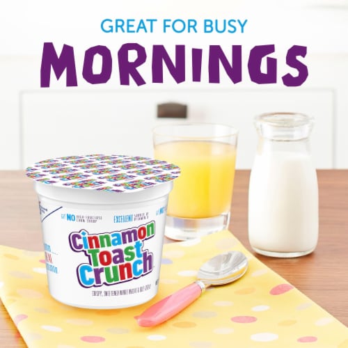 General Mills Cinnamon Toast Crunch Cereal Cup Perspective: left