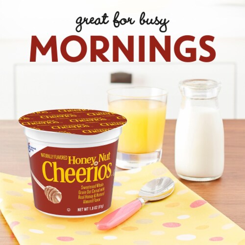 General Mills Honey Nut Cheerios Cereal Perspective: left