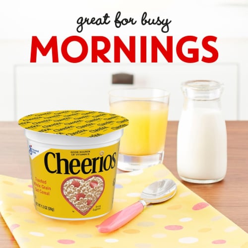 General Mills Cheerios Cereal Cup Perspective: left