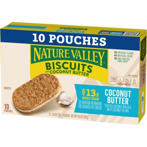 Nature Valley Coconut Butter Biscuits Perspective: left