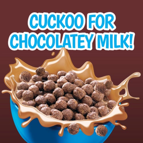 General Mills Cocoa Puffs Cereal Perspective: left
