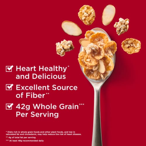General Mills Oatmeal Crisp Cereal Perspective: left