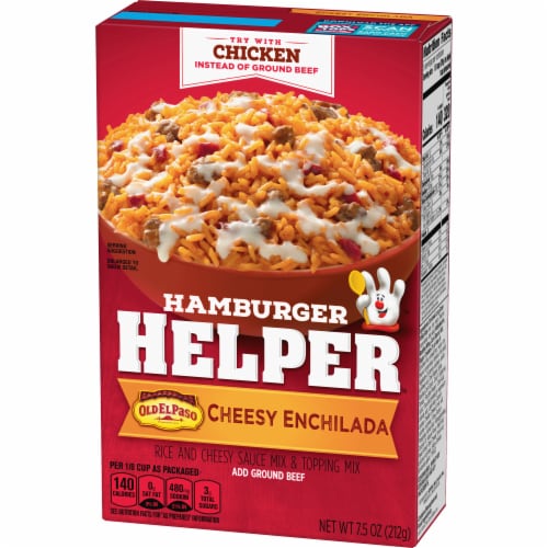 Hamburger Helper™ Cheesy Enchilada Rice Mix Perspective: left